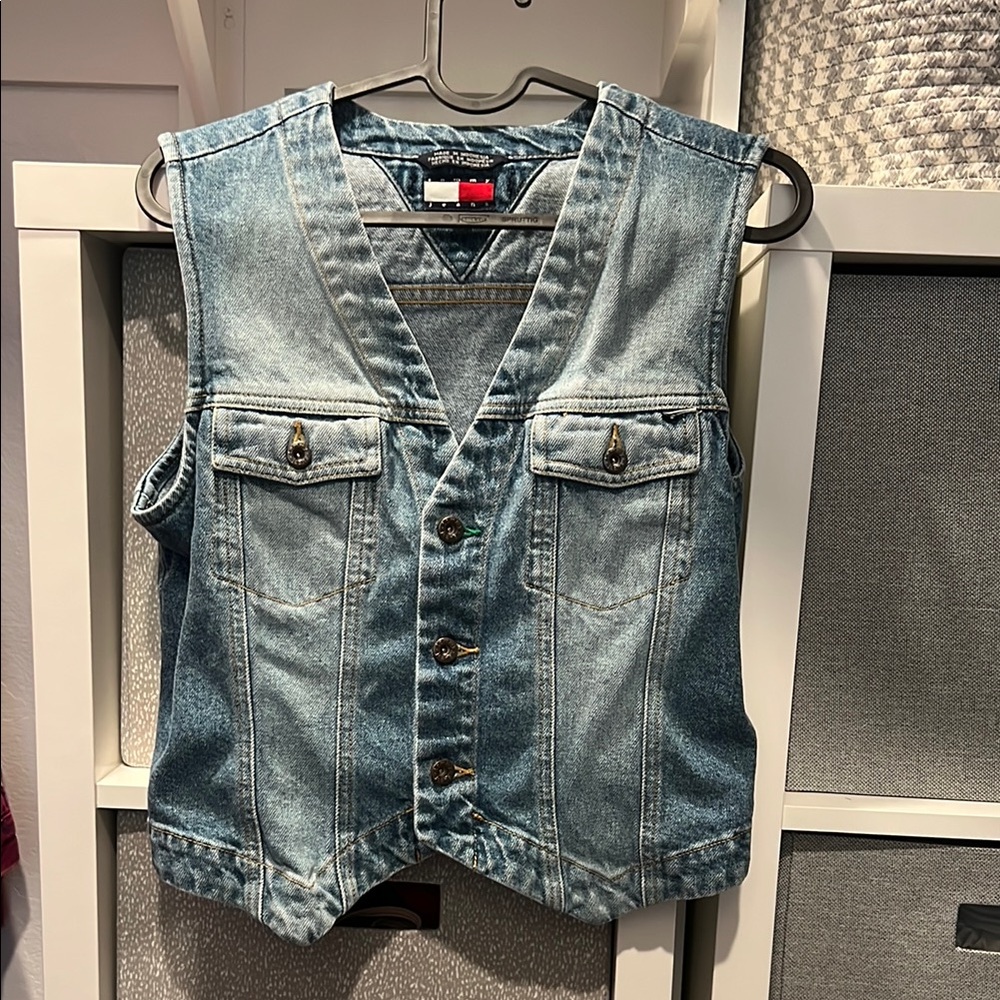 Tommy Hilfiger Denim Vest - Blue